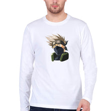 Load image into Gallery viewer, Hatake Kakashi Full Sleeves T-Shirt for Men-White-Ektarfa.online
