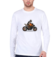 Load image into Gallery viewer, Duke Full Sleeves T-Shirt for Men-White-Ektarfa.online
