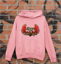 Load image into Gallery viewer, Wings of Strength Unisex Hoodie for Men/Women-S(40 Inches)-Light Pink-Ektarfa.online
