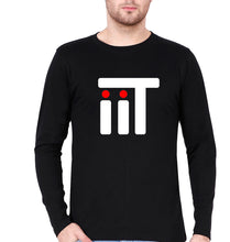 Load image into Gallery viewer, IIT Full Sleeves T-Shirt for Men-S(38 Inches)-Black-Ektarfa.online
