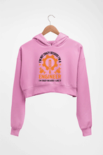 Load image into Gallery viewer, Crazy Engineer Crop HOODIE FOR WOMEN-Light Baby Pink-Ektarfa.online
