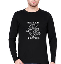 Load image into Gallery viewer, Gym Shark Power Full Sleeves T-Shirt for Men-S(38 Inches)-Black-Ektarfa.online
