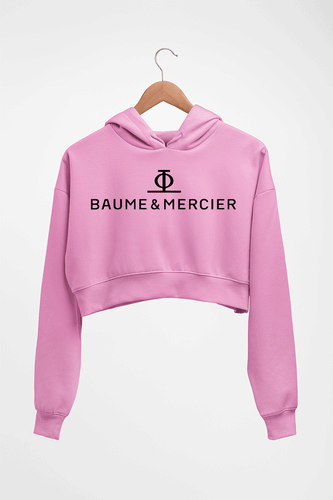 Baume & Mercier Crop HOODIE FOR WOMEN-Light Baby Pink-Ektarfa.online
