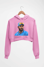 Load image into Gallery viewer, Hardik Pandya Crop HOODIE FOR WOMEN-Light Baby Pink-Ektarfa.online
