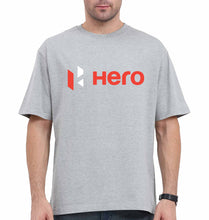 Load image into Gallery viewer, Hero MotoCorp Oversized T-Shirt for Men-Grey-Ektarfa.online
