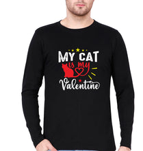 Load image into Gallery viewer, Cat Full Sleeves T-Shirt for Men-Black-Ektarfa.online
