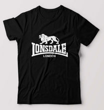 Load image into Gallery viewer, Lonsdale T-Shirt for Men-S(38 Inches)-Black-Ektarfa.online
