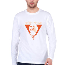 Load image into Gallery viewer, David Bowie Full Sleeves T-Shirt for Men-White-Ektarfa.online
