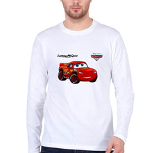 Load image into Gallery viewer, Lightning McQueen Full Sleeves T-Shirt for Men-White-Ektarfa.online

