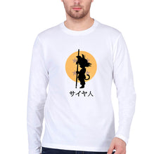 Load image into Gallery viewer, Dragon Ball Goku Full Sleeves T-Shirt for Men-White-Ektarfa.online
