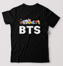 Load image into Gallery viewer, BTS T-Shirt for Men-Black-Ektarfa.online
