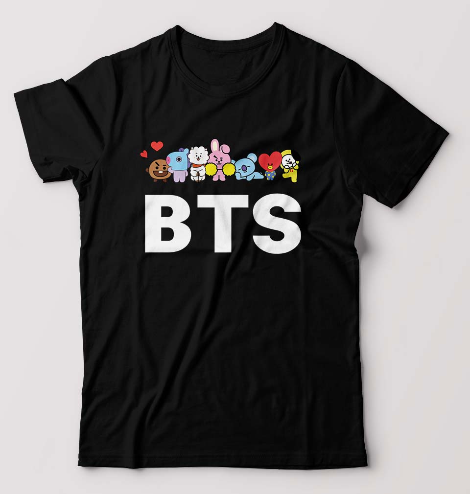 BTS T-Shirt for Men-Black-Ektarfa.online