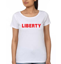 Load image into Gallery viewer, Liberty T-Shirt for Women-XS(32 Inches)-White-Ektarfa.online

