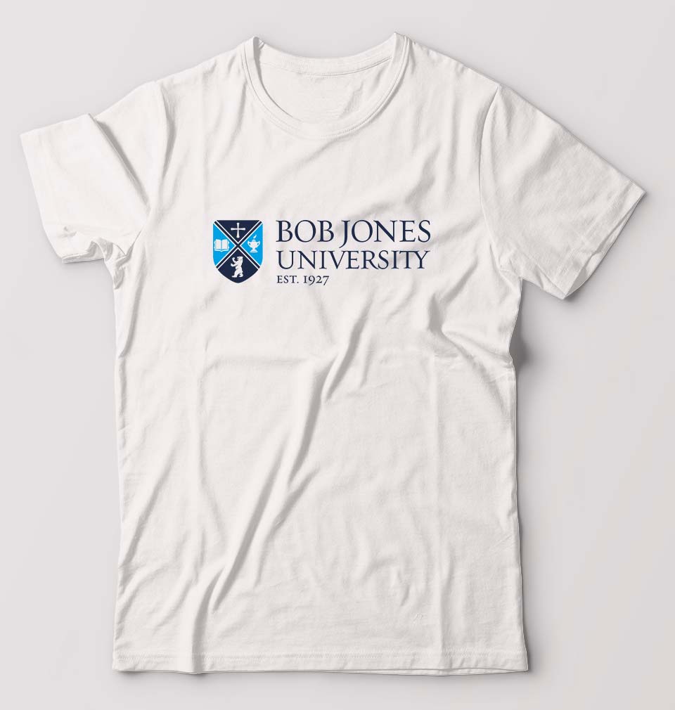 Bob Jones University T-Shirt for Men-White-Ektarfa.online