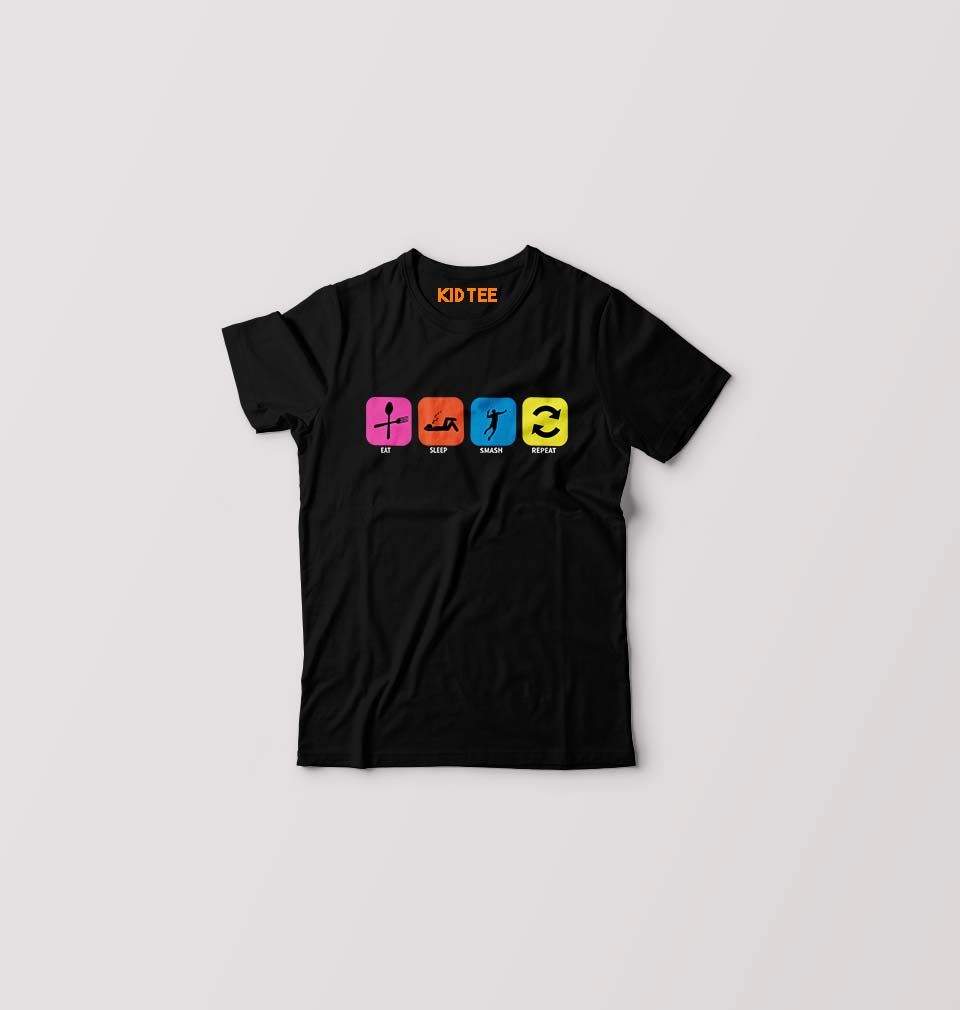 Badminton T-Shirt for Boy/Girl-Black-Ektarfa.online