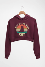Load image into Gallery viewer, Cat Crop HOODIE FOR WOMEN
