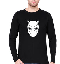 Load image into Gallery viewer, Black Panther Superhero Full Sleeves T-Shirt for Men-Black-Ektarfa.online
