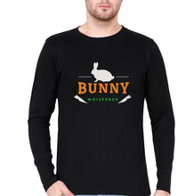 Load image into Gallery viewer, Rabbit Bunny Full Sleeves T-Shirt for Men-Black-Ektarfa.online
