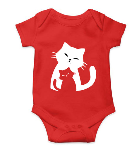 Cat Kids Romper For Baby Boy/Girl-Red-Ektarfa.online