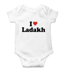 Load image into Gallery viewer, I Love Ladakh Kids Romper For Baby Boy/Girl-0-5 Months(18 Inches)-White-Ektarfa.online
