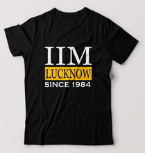 Load image into Gallery viewer, IIM Lucknow T-Shirt for Men-S(38 Inches)-Black-Ektarfa.online
