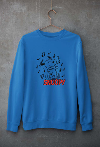 Peanuts Snoopy Unisex Sweatshirt for Men/Women-Royal Blue-Ektarfa.online