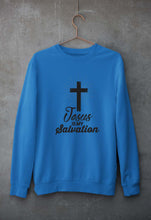 Load image into Gallery viewer, Jesus Unisex Sweatshirt for Men/Women-S(40 Inches)-Royal Blue-Ektarfa.online
