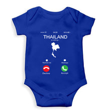 Load image into Gallery viewer, Thailand Calling Kids Romper For Baby Boy/Girl-0-5 Months(18 Inches)-Royal Blue-Ektarfa.online
