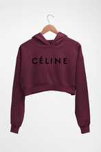 Load image into Gallery viewer, Celine Crop HOODIE FOR WOMEN-Maroon-Ektarfa.online
