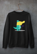 Load image into Gallery viewer, Crocodile Unisex Sweatshirt for Men/Women-Black-Ektarfa.online
