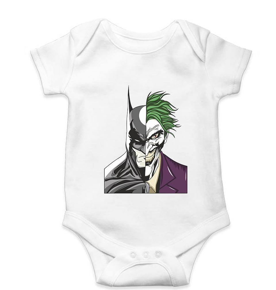 Batman Joker Kids Romper For Baby Boy/Girl-0-5 Months(18 Inches)-White-Ektarfa.online
