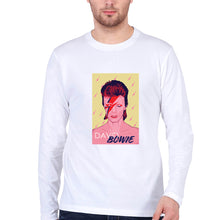 Load image into Gallery viewer, David Bowie Full Sleeves T-Shirt for Men-White-Ektarfa.online
