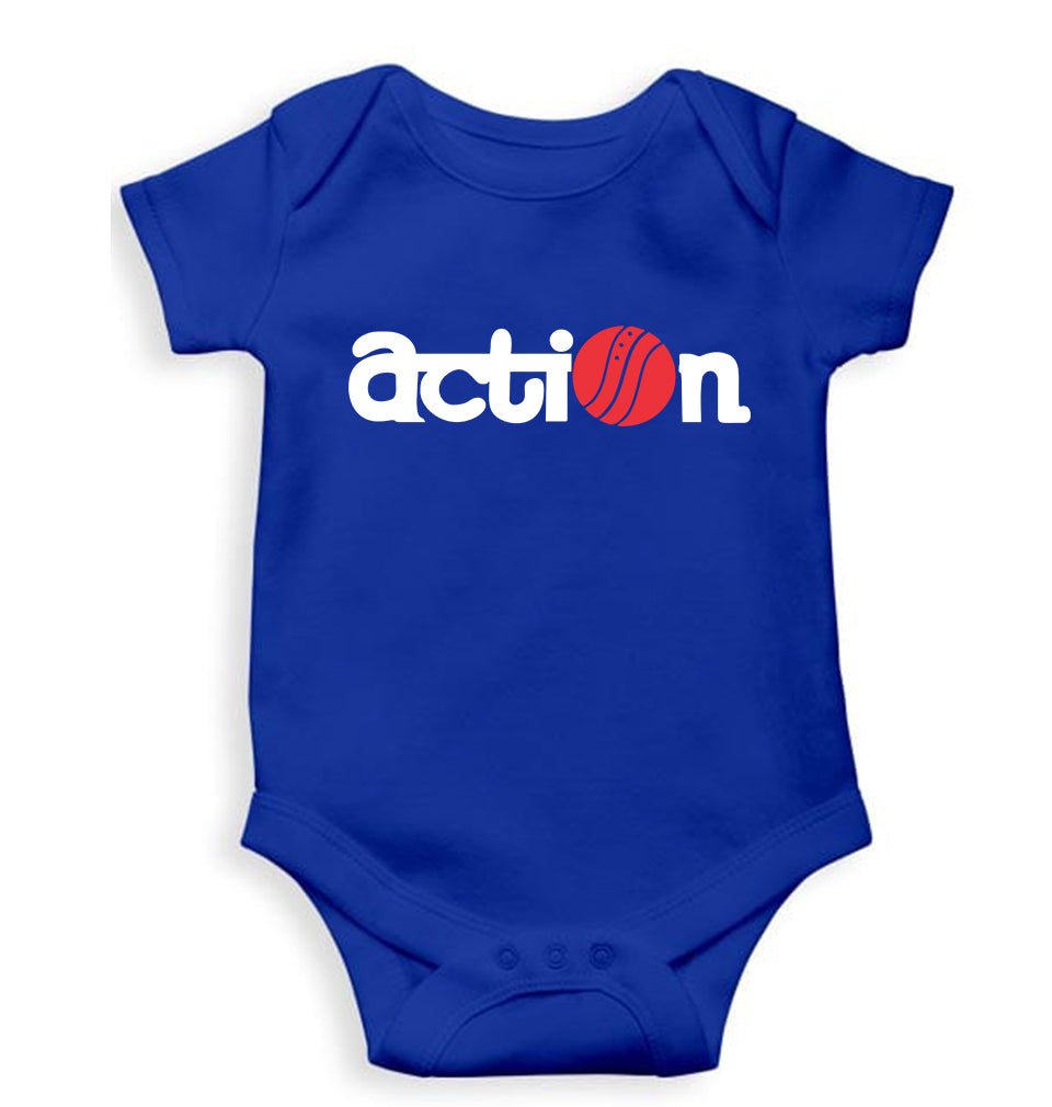 Action Kids Romper For Baby Boy/Girl-0-5 Months(18 Inches)-Royal Blue-Ektarfa.online