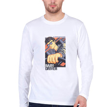 Load image into Gallery viewer, Baby Driver Full Sleeves T-Shirt for Men-White-Ektarfa.online
