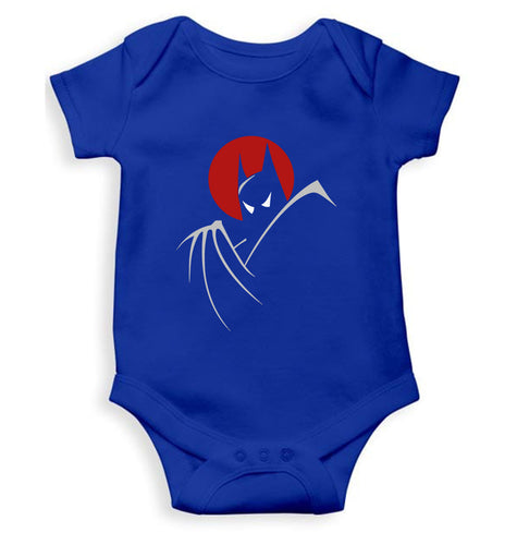 Batman Kids Romper For Baby Boy/Girl-0-5 Months(18 Inches)-Royal Blue-Ektarfa.online