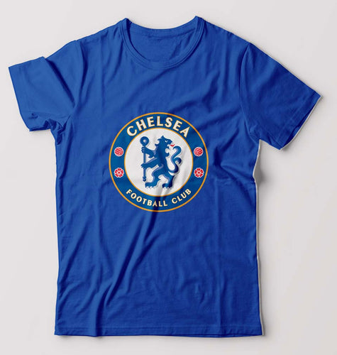 Chelsea T-Shirt for Men-S(38 Inches)-Royal Blue-Ektarfa.online