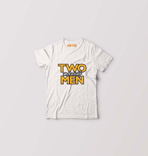 Two and a Half Men Kids T-Shirt for Boy/Girl-White-Ektarfa.online