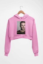 Load image into Gallery viewer, Shane Warne Crop HOODIE FOR WOMEN-Light Baby Pink-Ektarfa.online
