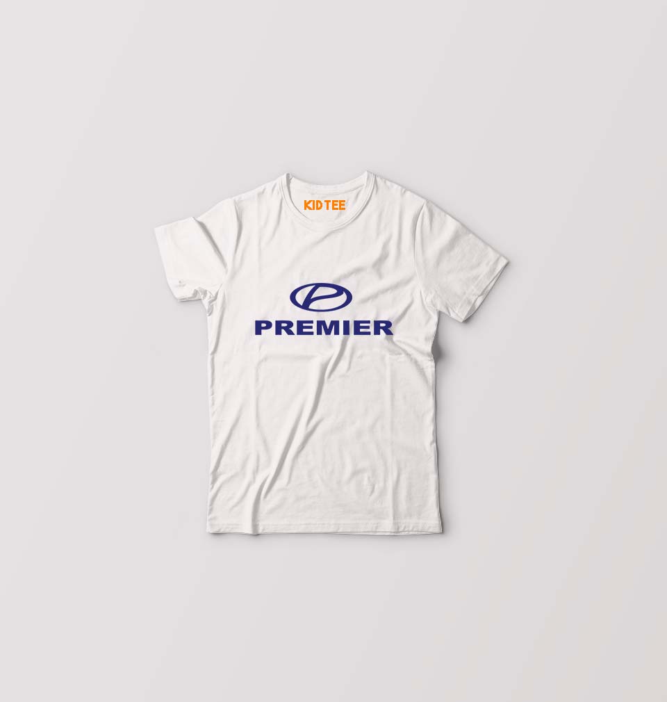 Premier Kids T-Shirt for Boy/Girl-White-Ektarfa.online