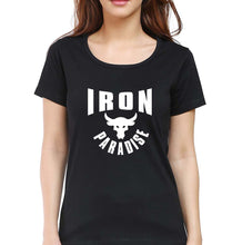Load image into Gallery viewer, Iron Paradise T-Shirt for Women-Black-Ektarfa.online
