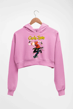 Load image into Gallery viewer, Circle Jerks Crop HOODIE FOR WOMEN-Light Baby Pink-Ektarfa.online
