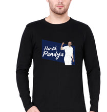 Load image into Gallery viewer, Hardik Pandya Full Sleeves T-Shirt for Men-Black-Ektarfa.online
