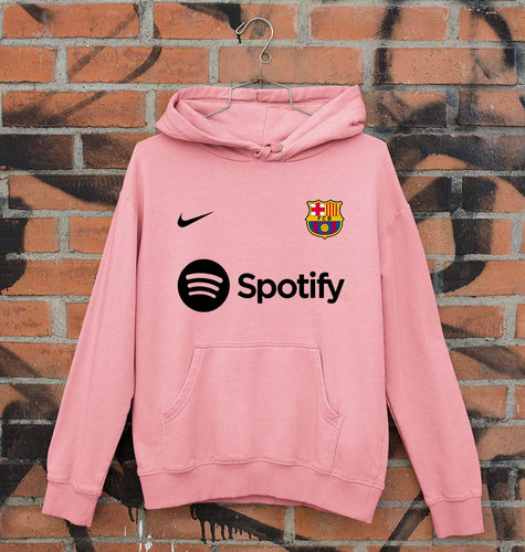 Barcelona 2022-23 Unisex Hoodie for Men/Women-Light Baby Pink-Ektarfa.online