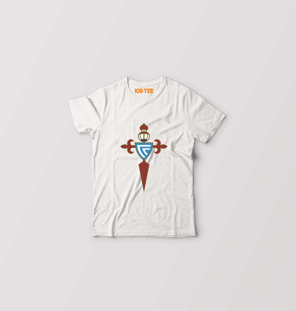 Celta Vigo Kids T-Shirt for Boy/Girl-White-Ektarfa.online