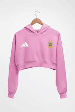 Load image into Gallery viewer, Argentina Football Crop HOODIE FOR WOMEN
