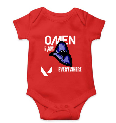 Valorant Kids Romper For Baby Boy/Girl-Red-Ektarfa.online
