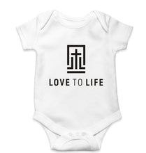 Load image into Gallery viewer, Love To Life Kids Romper For Baby Boy/Girl-0-5 Months(18 Inches)-White-Ektarfa.online
