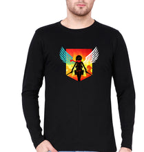 Load image into Gallery viewer, Attack on Titan Full Sleeves T-Shirt for Men-Black-Ektarfa.online
