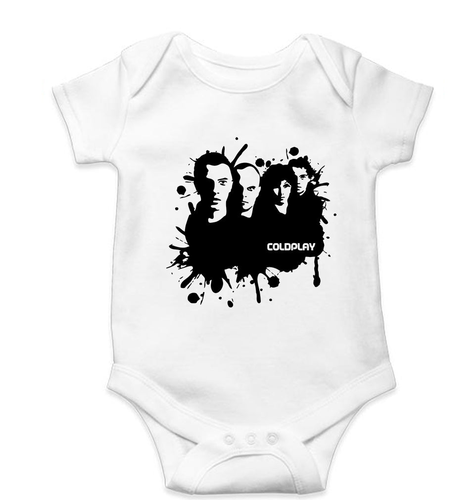 Coldplay Kids Romper For Baby Boy/Girl-White-Ektarfa.online
