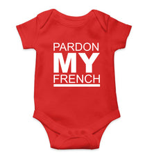 Load image into Gallery viewer, Pardon My French Kids Romper For Baby Boy/Girl-Red-Ektarfa.online
